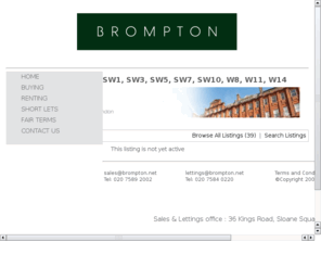 brompton-properties.com: Brompton Properties
Flats, houses for sale in Knightsbridge, London