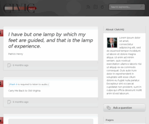civichq.com: CivicHQ
Lorem ipsum dolor sit amet, consectetur adipisicing elit, sed do eiusmod tempor incididunt ut labore et dolore magna aliqua. Ut enim ad minim veniam, quis nostrud exercitation ullamco laboris nisi ut...