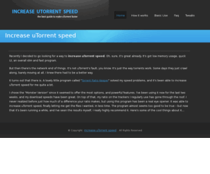 increase-utorrent-speed.com: Increase uTorrent speed
Increase utorrent speed and upload speed