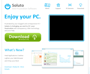 macgenome.com: Soluto – Anti Frustration Software
Soluto is bringing an end to PC user frustration with transparency, killer technology, and your help.