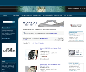 nomosglashutte.com: Nomos Watches From WatchBuys - WatchBuys
WatchBuys features Sinn watches and mechanical watches, focusing on watch brands for which we are authorized and official dealers