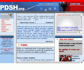 pdsh.org: PDSH - Partia Demokratike Shqiptare
