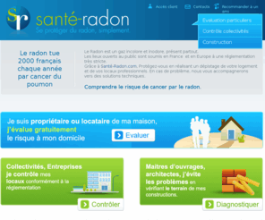 xn--radon-sant-k7a.com: Santé-Radon.fr
Page du site Santé-Radon.fr