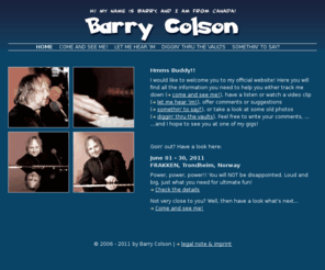barrycolson.com: Barry Colson | Offical Website of Entertainer & Pianoplayer Barry Colson | barrycolson.com
Official website of pianoplayer and entertainer Barry Colson. Find out where to see him next, boy!