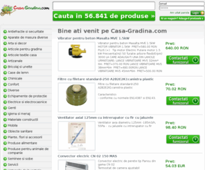 casa-gradina.com: Casa-Gradina.com
Zeci de mii de cadouri din magazinele online romanesti intr-un singur loc. Casa-Gradina.com