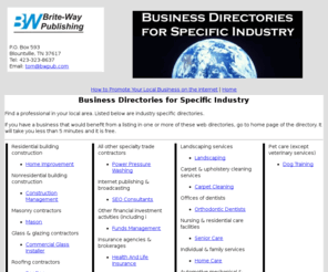 center-directory.com: Business Directories for Specific Industry
Business Directories for Specific Industry