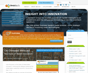 cleantechwebinars.com: Cleantech Group | Accelerating the next wave of innovation
Global home page