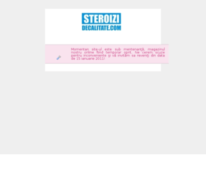 steroizidecalitate.com: Steroizi de calitate
Shop powered by PrestaShop
