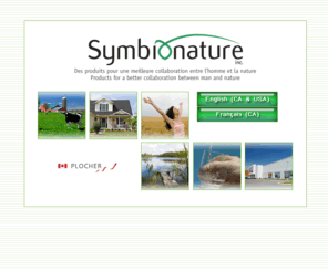 symbionature.com: Symbionature, Compton, Québec, Produits Plocher
Symbionature, a Canadian agro-environmental company, offers consultations and innovative agricultural products (Plocher-Penac) to reduce odours and toxicity of slurry/manure while permitting a profitable transition toward organic farming. - Symbionature, compagnie canadienne agro-environnementale, consultations et produits innovateurs (Plocher-Penac), réduction des odeurs/toxicités des fumiers et des lisiers, permettre une transition rentable vers l'agriculture biologique.