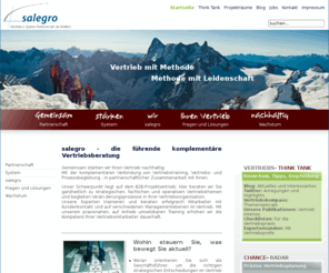 b2bvertrieb.net: salegro - die führende komplementäre Vertriebsberatung
Gemeinsam stärken wir Ihren Vertrieb nachhaltig:
Mit der komplementären Verbindung von Vertriebstraining, Vertriebs- und Prozessberatung