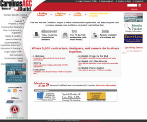 cagc.net: Carolinas AGC - Building Your Business
Carolinas AGC is the largest construction trade association in the Carolinas. Where 5,000 contractors, designers, and owners do business together through the unparalleled online community of IBuild.