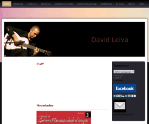 davidleiva.net: Flamenco - david leiva
David Leiva, guitarrista, concertista, pedagogo, escritor, transcriptor.