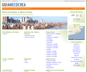 guianecochea.com: Necochea 2011: Verano en Necochea - GuiaNecochea.com
Alojamiento, Apart Hoteles, Cabañas, Departamentos en alquiler, Restaurantes, Cervecerias