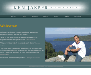 kenjasper.com: Home Page of thriller author Ken Jasper
Home Page of thriller author Ken Jasper