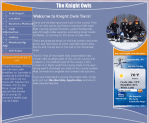 knightowlssnowmobileclub.com: Knight Owls Snowmobile Club, Tomahawk, WI
Knight Owls Snowmobile Club, Tomahawk, WI