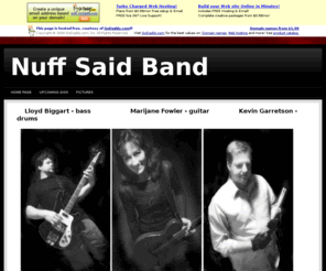 nuffsaidband.com: Home Page
Home Page