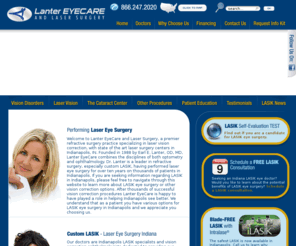 drearllanter.com: Indianapolis LASIK Eye Surgery Cataract Surgery Multifocal IOL Indianapolis | Lanter Eye Care
Laser eye surgery in Indianapolis, Indiana