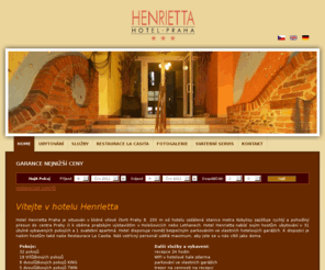 henrietta.cz: Hotel Henrietta Praha
Hotel Henrietta se nachází 15 minut od historického centra v klidné části Prahy, nedaleko stanice metra.