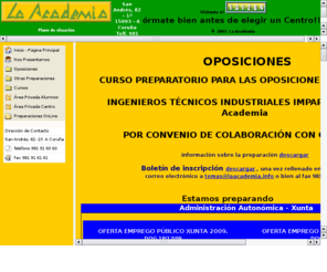 laacademia.info: La Academia - Tu portal de empleo
La Academia, centro de oposiciones y empleo público - A Coruña