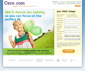 mycarechicago.com: Babysitters, Nannies, Child Care & Senior Home Care - Care.com
Care.com - Find local babysitters, nannies, child care and senior home caregivers near you. Post jobs for babysitting, tutoring, home health care, pet care & housekeeping. Hire an available full or part time babysitter and nanny when you need one.