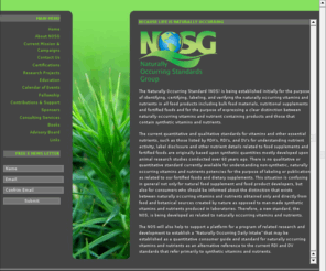 nosg.org: Naturally Occurring Standards Group
A free web template designed by Fullahead.org and hosted on OpenWebDesign.org