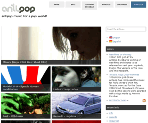 tentaculomorado.com: antipop :: music for media
