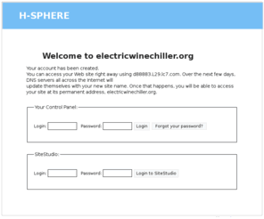 electricwinechiller.org: electricwinechiller.org - H-SPHERE
