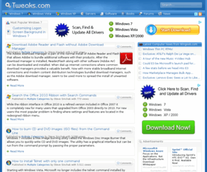 tweakmce.com: Windows 7, Windows Vista, Windows XP Tweaks, Tips and Secrets!
Tweaks, Tips and Software for your Windows PC