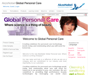 personalcareformulation.info: Welcome to AkzoNobel
AkzoNobel is the largest global paints and coatings company and is a leading producer of specialty chemicals.