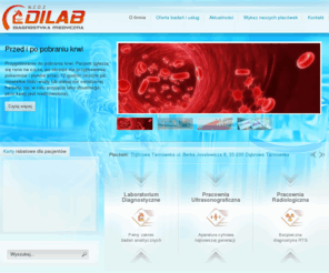 dilab.com.pl: N.Z.O.Z Dilab laboratorium
Badania laboratoryjne z zakresu analityki ogólnej, hematologii, biochemii, endokrynologii, alergologii, mikrobiologii i serologii dla pacjentów prywatnych oraz placówek medycznych