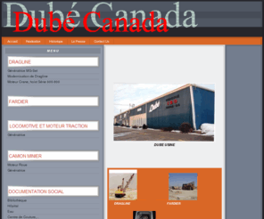 dubecanada.com: D-U-B-E ^_^ C-A-N-A-D-A
dube canada : equipement-minier-et-ferrauviére