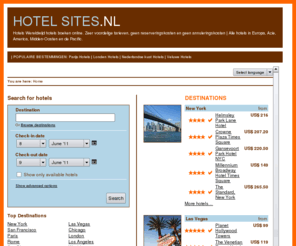 hoteldiholland.com: HOTELS ONLINE BOEKEN GEEN RESERVERINGSKOSTEN
