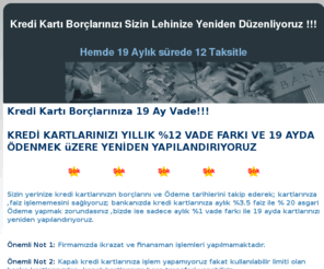 kredikartborcunataksit.com: Kredi Kartı Borçlarınıza Taksitli Ödeme Kolaylığı
