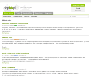 phpbb.pl: phpBB.pl • Aktualności
Polski support phpBB. Oferujemy wsparcie dla phpBB2 oraz phpBB3