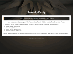 ternosky.com: Ternosky.com
The Ternosky Family