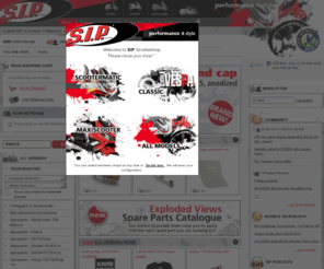 vespaarchiv.com: SIP Scootershop: performance & style für Motorroller, Maxiscooter, Scooter
        und klassische Vespas - Zubehör, Tuning und Ersatzteile
SIP Scootershop is the leading mailorder and online shop for scooter parts. Accessoire, spare parts and tuning for classic Vespa and modern automatic scooters.