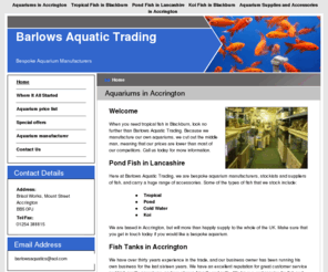 barlows-aquarium-supplies.com: Aquariums in Accrington : Barlows Aquatic Trading
Are you looking for aquariums in Accrington? Look no further than Barlows Aquatic Trading for bespoke aquarium manufacturers.

Why not check out our SALE on aquariums.... prices updated!!!