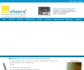 cheersipm.com: Cheers Interventional Pain Management | Spine and Pain Clinic
At Cheers Interventional Pain Management, we develop individual treatment plans that are specifically designed to meet each patients needs.