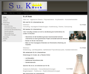 skhock.de: S u K Hock | S u. K Hock, Analysen, Consulting, Forschung, Entwicklung
