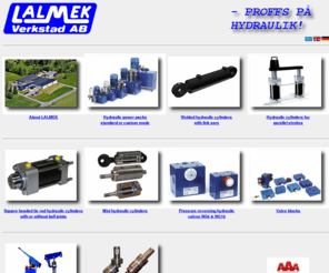 lalmek.com: Hydraulic power pack, Hydraulic cylinder, Pressure reversing hydraulic valve NG6 & NG10, Valve block, Hydraulic hand pump, Flexodrill, Hydraulic Minicylinder
LALMEK manufactures complete hydraulic systems. Besides customer built power packs with an oil reservoir of up to 500 liters, we have standard hydraulic power packs with an oil reservoir between 1 and 100 liters. The lid is adapted for all kind of motors, valves, and other parts needed. We also manufacture hydraulic cylinders of different types; from tie rod hydraulic cylinders to welded hydraulic cylinders with link ears and mini cylinders developed especially adapted completely to customer demands.