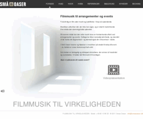 smaaoaser.dk: SMÅ OASER - Filmmusik til virkeligheden
Jens Lysdal - Bjarke Falgren - Nikolaj Busk. De 3 musikere improviserer intuitivt i forhold til den aktuelle situation og stemning og skaber oaser, hvor mennesker kan hente næring og energi.