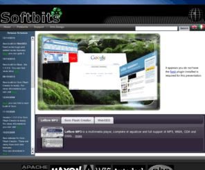 softbits.it: Softbits - Web Agency e Software Tools
Softwares personalizzati, Creazione siti web, Realizzazione logo aziendale, Realizzazione banners in flash, Siti web prezzo economico, Sviluppo siti, Realizzazione siti web, Realizzazione siti internet