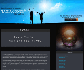 taniaconde.net: Tania Conde - La auténtica del programa Luces en la Oscuridad de Punto Radio
Tania Conde, la auténtica del programa Luces en la Oscuridad de Punto Radio.