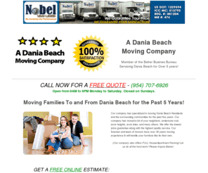 daniabeachmovingcompany.com: Dania Beach Moving Company - Get a Free Estimate Today!
Looking for moving companies in Dania Beach? We are specialized movers dedicated to serving the residents of Dania Beach. Call today for a Free Quote - (954) 707<span style='display:none;'> _</span> -6926!