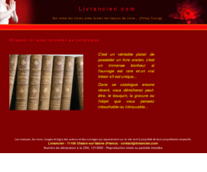 livrancien.com: Livres anciens
Livres rares