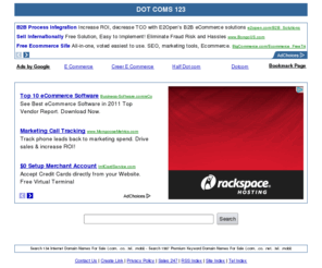dotcoms123.com: DOT COMS 123 - DotComs123.com
 Dot Coms 123.