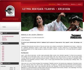 laf-archiwum.net.pl: Aktualności
Letnia Akademia Filmowa archiwum