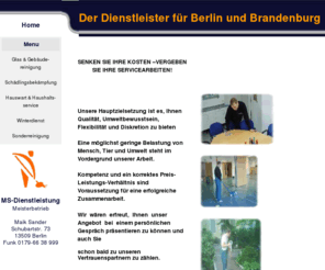 ms-dienstleistung.com: MS - Dienstleistung
Der Dienstleister für Berlin und Brandenburg