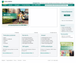 wijwillenuwbankworden.info: ABN AMRO Bank
Regel uw bankzaken eenvoudig online (Internet Bankieren: best getest) of vraag deskundig advies. Bekijk actuele koersen en lees het fusienieuws.