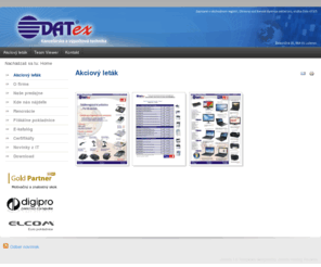 datex.sk: DATex Lučenec s.r.o. - DATex Lučenec s.r.o.
Spoločnosť, ktorá pôsobí v oblasti predaja a servisu kancelárskej a výpočtovej techniky od roku 1991. Sme členom predajnej siete DIGIPRO a obchodnými partnermi spoločností Eset, Elcom, Asus, Acer, HewlettPackard, Toshiba, Microsoft, Intel, KonicaMinolta,  Canon,  a pod. 